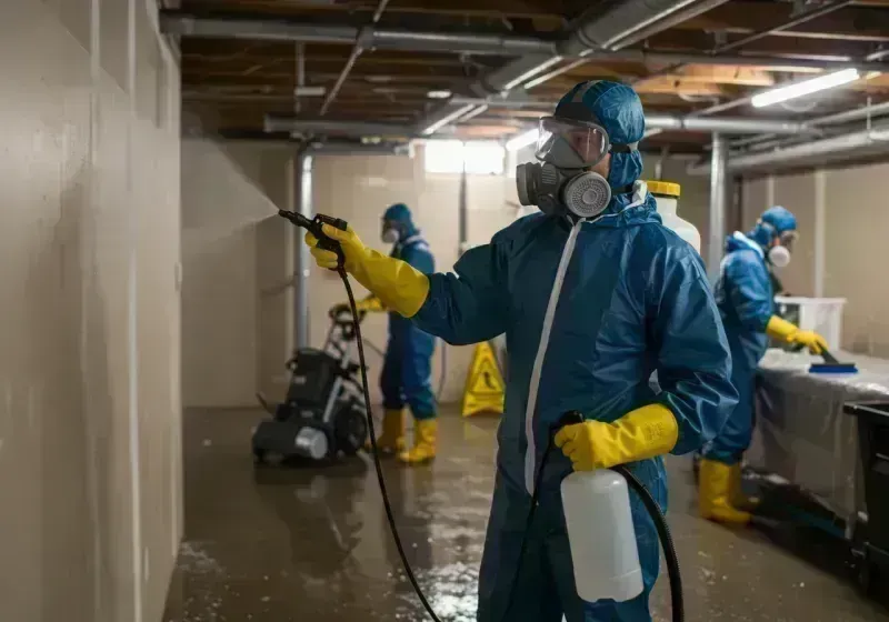 Basement Sanitization and Antimicrobial Treatment process in Abram, TX